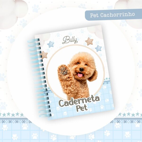 Coleção Pet Cachorrinho Azul - Arquivo Digital