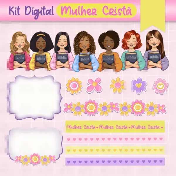 Colecao Png Mulher Crista Para Decoracao E Lembrancas Inspiradoras 7
