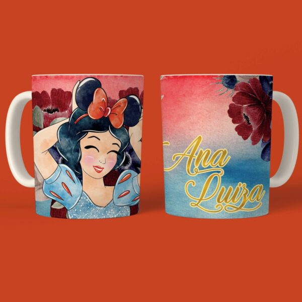 Coleção Princesas - Canecas e Toalhas - Arquivo Digital