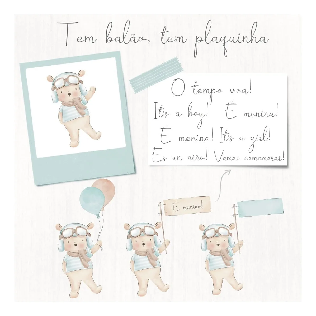 Coleção Urso Aviador Em Aquarela Ilustrações Png Sem Fundo 3 Coleção Urso Aviador Em Aquarela Ilustrações Png Sem Fundo