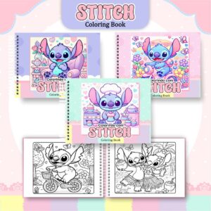 colorindo book stitch menina arquivo digital colorir