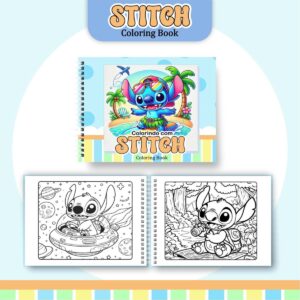 colorindo book stitch menino arquivo digital colorindo book