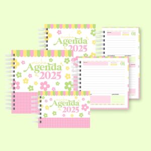 combo agendas 2025 arquivo digital personalizacao