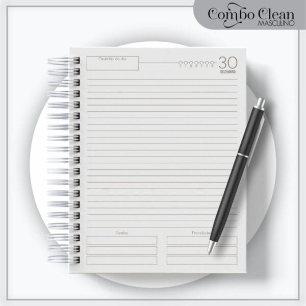 Combo Agendas Elegante Masculinas 2023 - Arquivo Digital