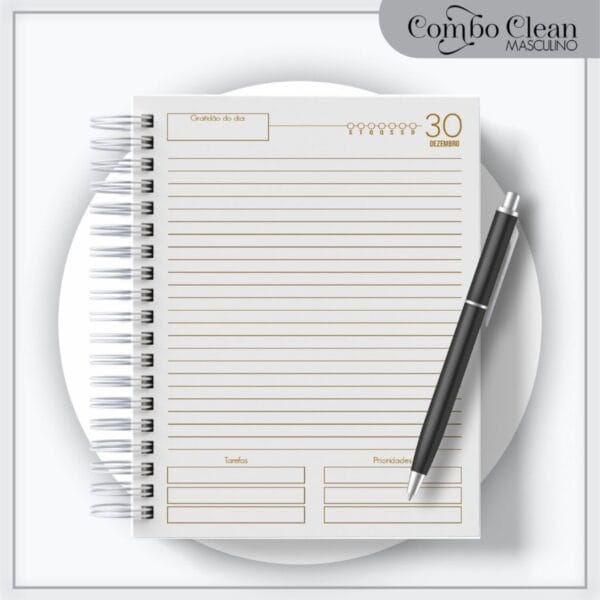 Combo Agendas Elegante Masculinas 2023 - Arquivo Digital