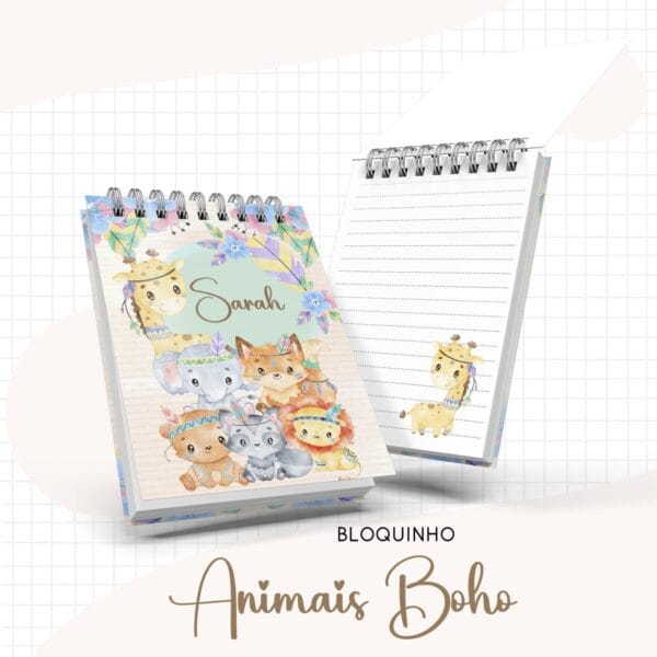 Combo Baby Animais Boho - Arquivo Digital