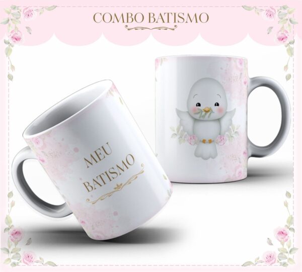Combo Batizado Menina - Arquivo Digital