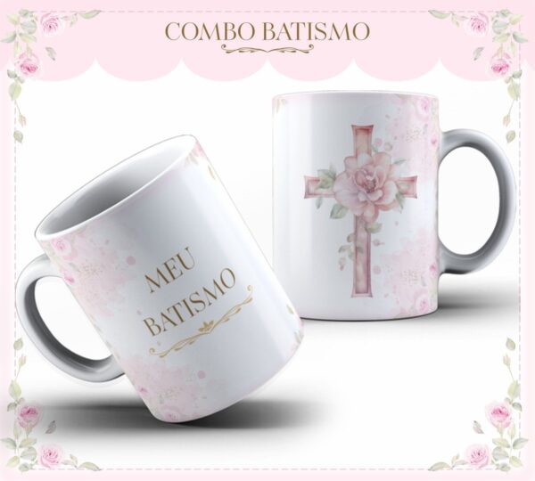 Combo Batizado Menina - Arquivo Digital