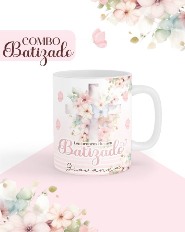 Combo Batizado Rosa - Encadernação - Imagem 5