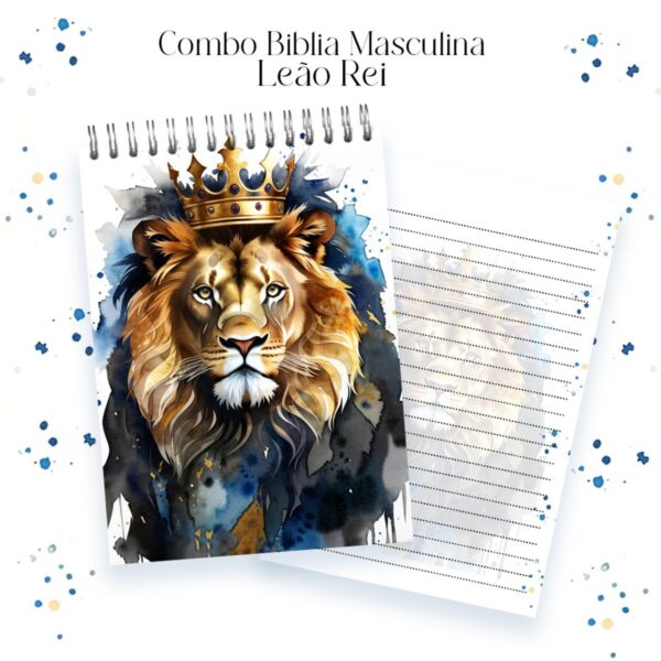 Combo Bíblia Masculina Leão - Arquivo Digital