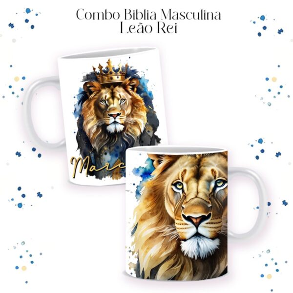 Combo Bíblia Masculina Leão - Arquivo Digital