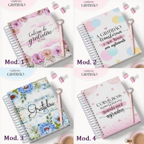 Combo Caderno da Gratidão - Arquivo Digital