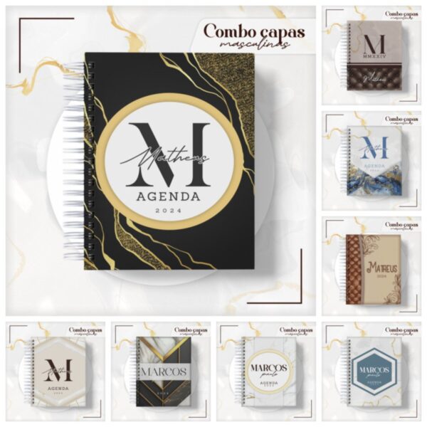 Combo Capas e Canecas Masculina - Arquivo Digital