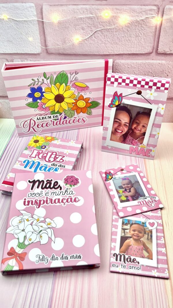 Combo Dia das Mães Rosa - Arquivo Digital