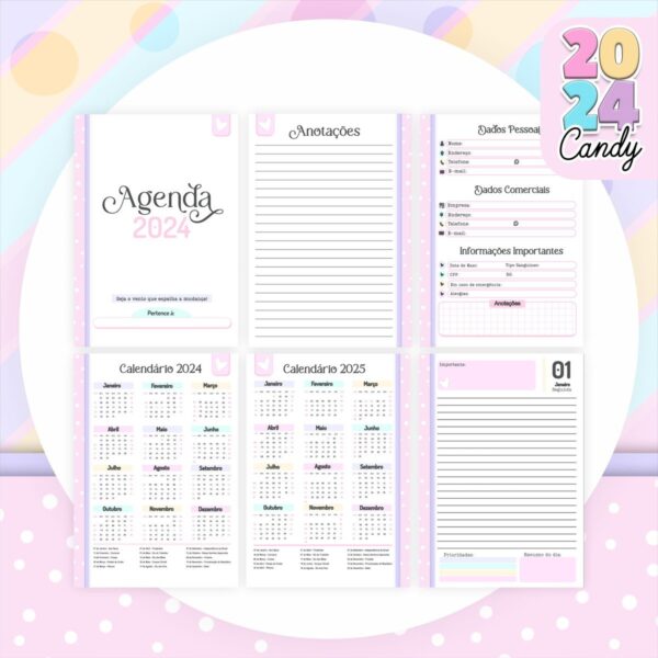 Combo Encadernação: Candy 2024 - Arquivo Digital