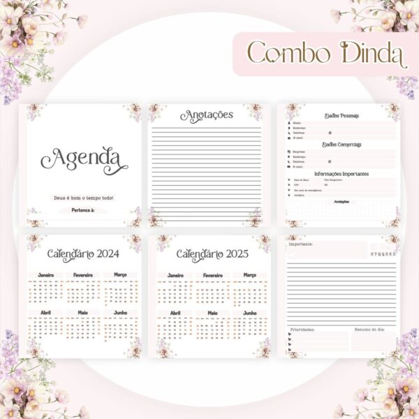 Combo Encadernação: Dinda - Arquivo Digital