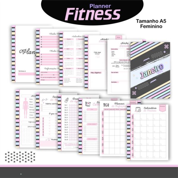 Combo Fitness Feminino e Masculino - Arquivo Digital - Imagem 2