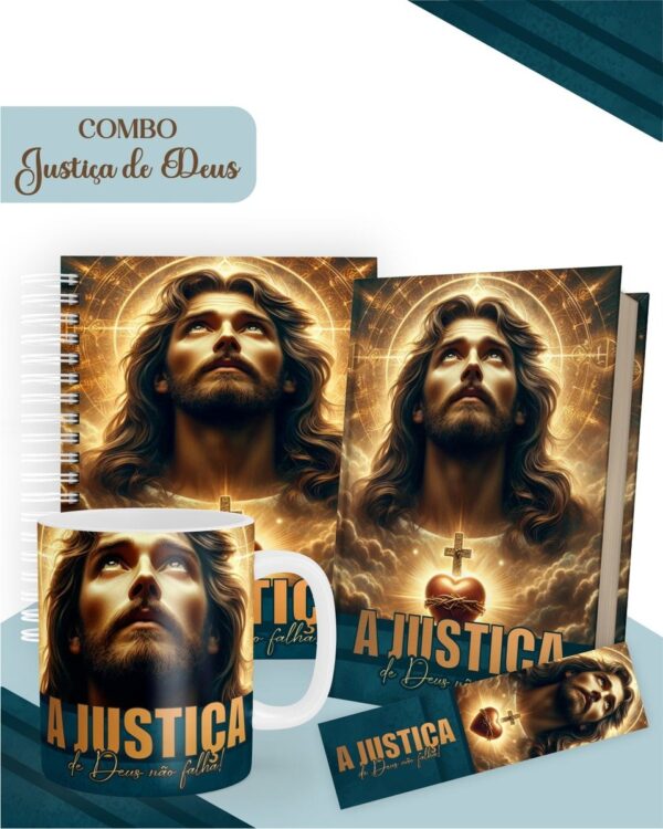 Combo Justiça de Deus - Encadernação