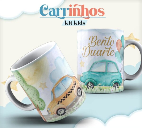 Combo Kids Carrinhos - Arquivo Digital