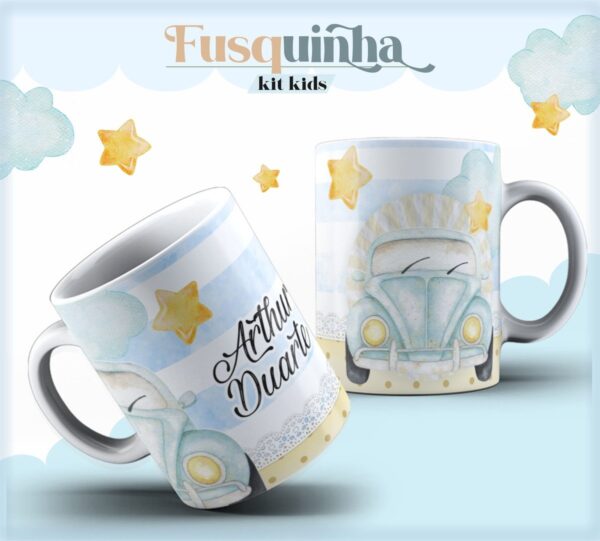 Combo Kids Fusquinha - Arquivo Digital