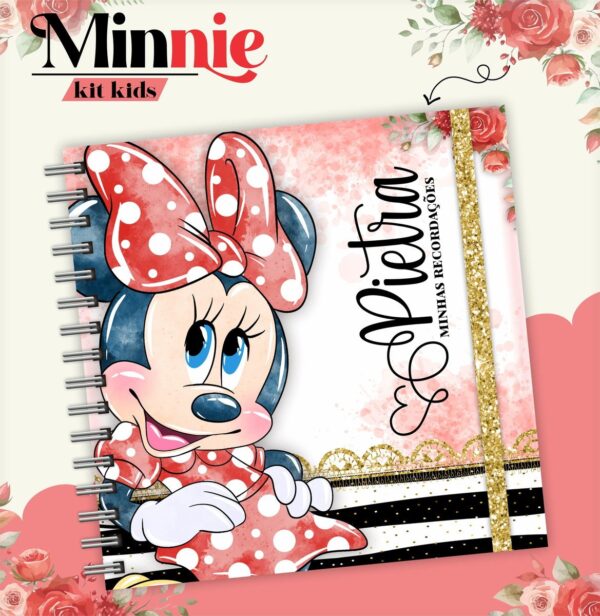 Combo Kids Minnie Vermelha - Arquivo Digital