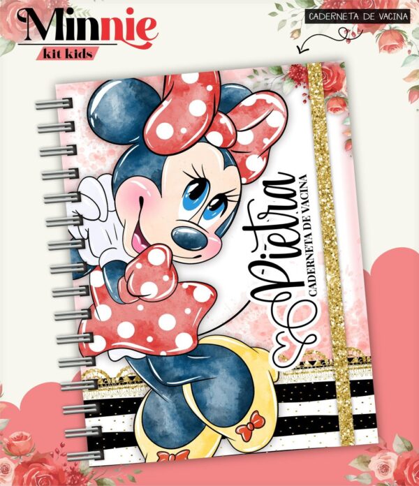 Combo Kids Minnie Vermelha - Arquivo Digital