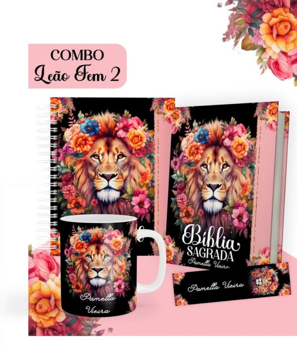 Combo Leão de Judá Feminino - Encadernação