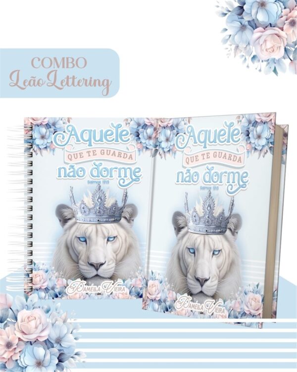 Combo Leão Lettering - Encadernação - Imagem 2