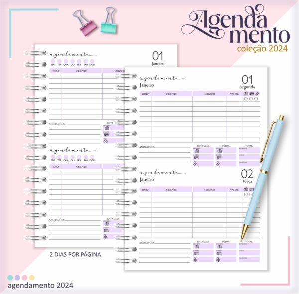 Combo Miolos Agendamentos 2024 - Arquivo Digital