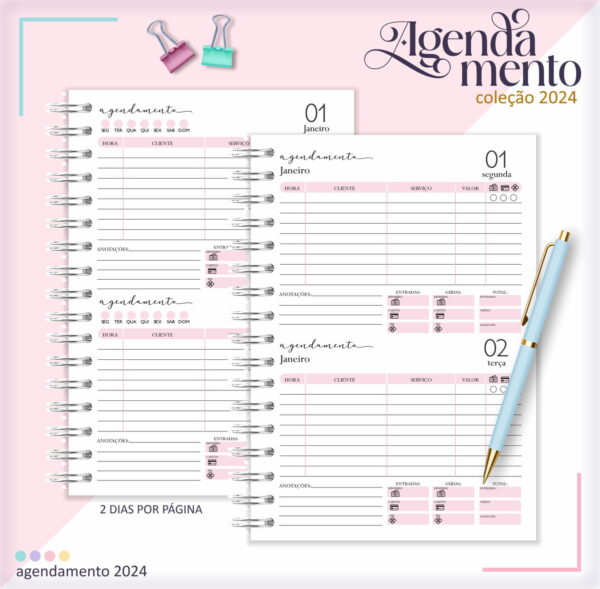 Combo Miolos Agendamentos 2024 - Arquivo Digital