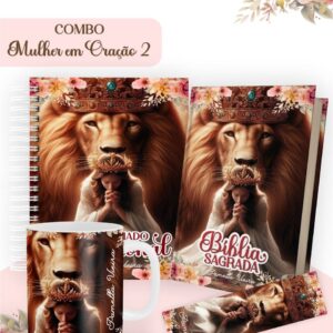 combo mulher em oracao 2 encadernacao combo mulher em oracao 2