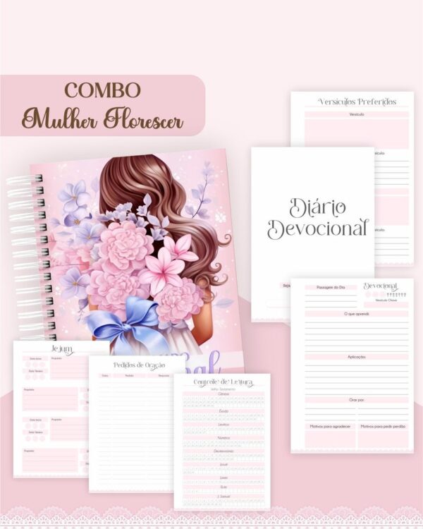 Combo Mulher Florescer - Encadernação - Imagem 2