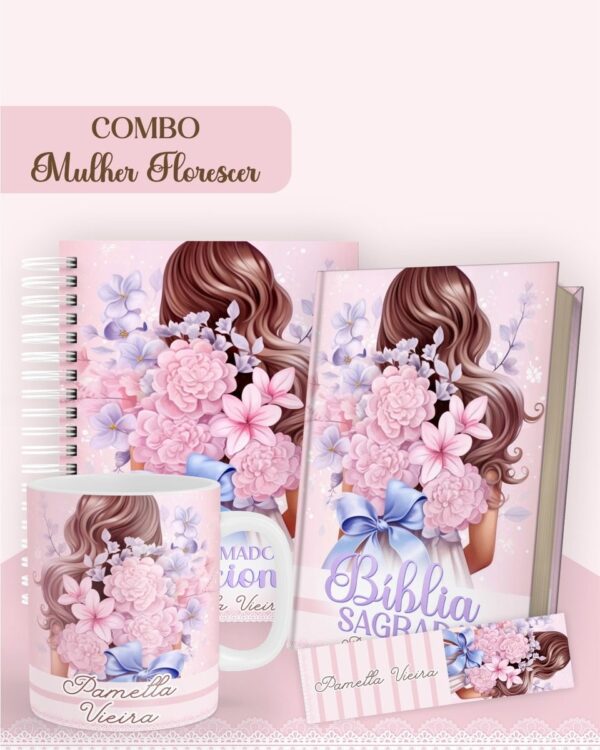 Combo Mulher Florescer - Encadernação