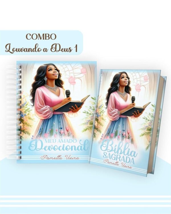 Combo Mulher Louvando a Deus 1 - Encadernação - Imagem 3