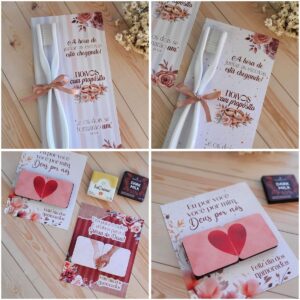 Combo Namorados Cristãos Ilustrações Papelaria Personalizada