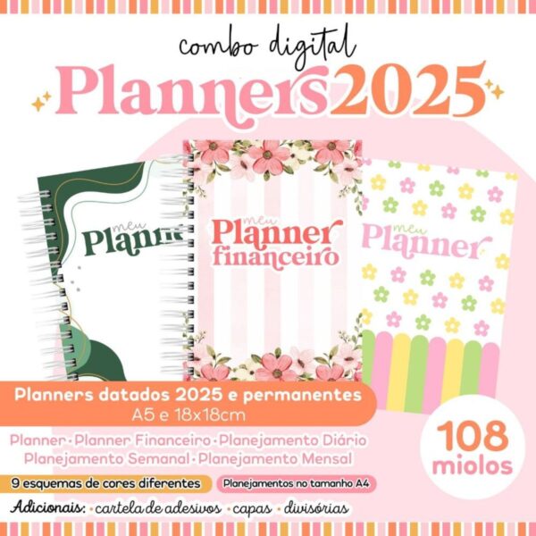 Combo Planners 2025 - Arquivo Digital