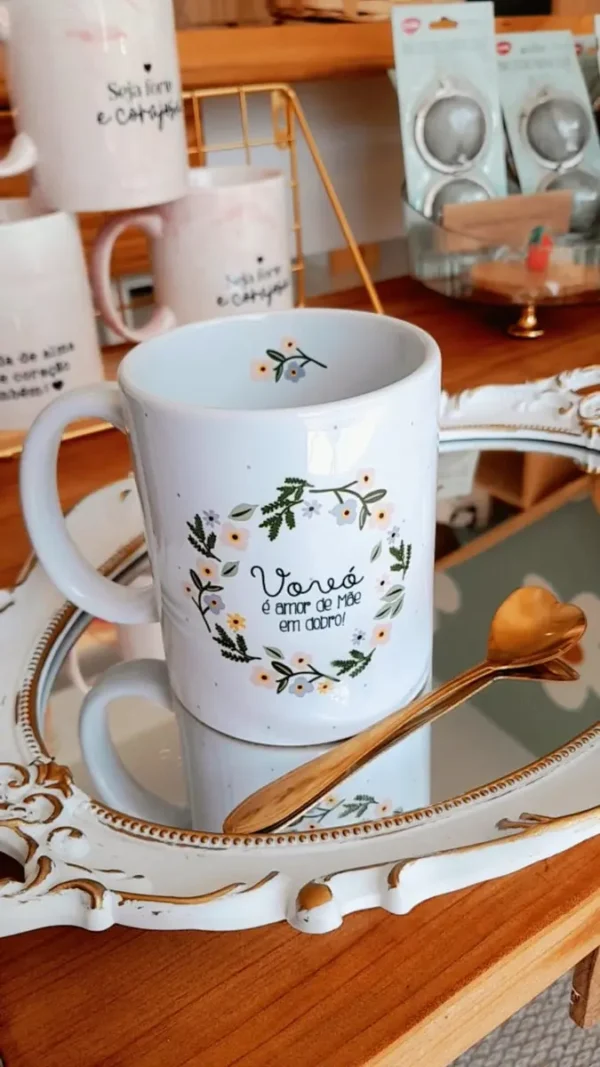 Conjunto de Designs para Canecas - Dia das Mães em PNG