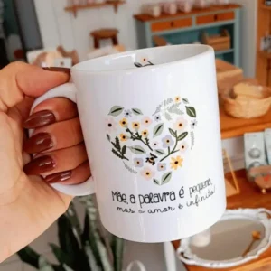 Conjunto de Designs para Canecas - Dia das Mães em PNG