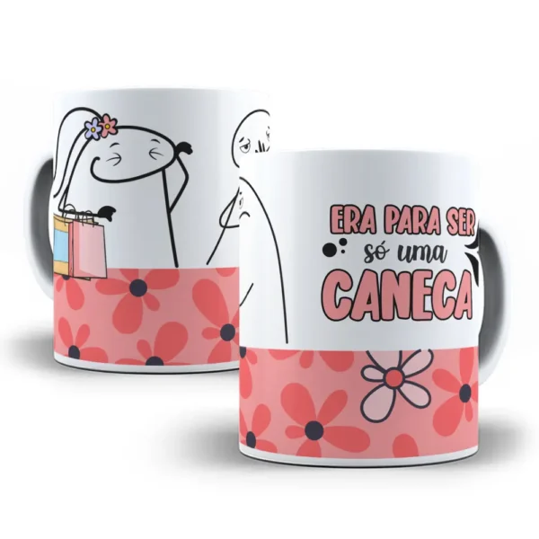 Conjunto de Estampas Canecas Flork Dia dos Namorados