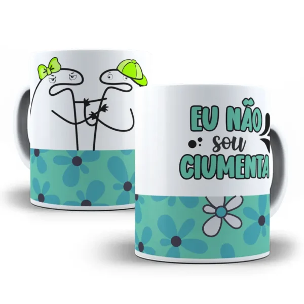 Conjunto de Estampas Canecas Flork Dia dos Namorados