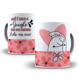 Conjunto de Estampas Canecas Flork Dia dos Namorados