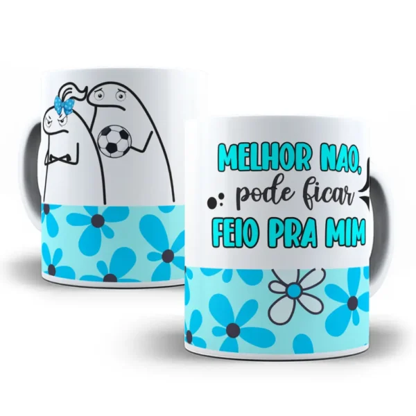 Conjunto de Estampas Canecas Flork Dia dos Namorados
