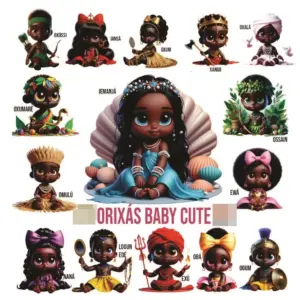 Conjunto Orixas Baby Cute Charme Em Cada Detalhe Png