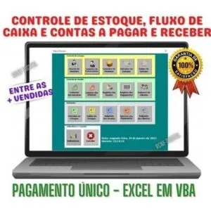 Controle De Estoque, Fluxo De Caixa, Contas A Pagar Receber