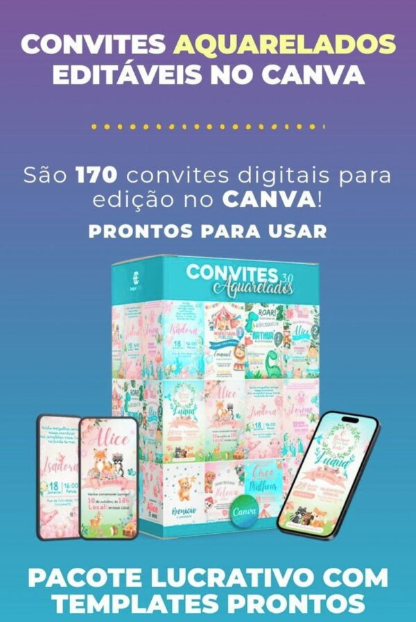 Convites Digitais - Canva - Imagem 2