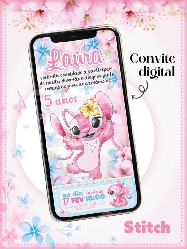 Convites Digitais Infantil - Arquivo Digital - Imagem 2