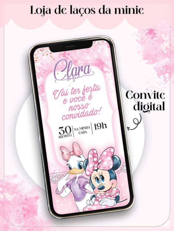Convites Digitais Meninas - Arquivo Digital