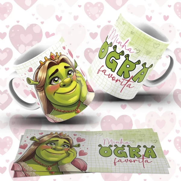 Criações Temáticas de Amor para Canecas - Arquivos JPG