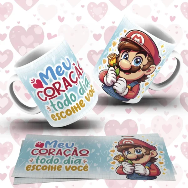 Criações Temáticas de Amor para Canecas - Arquivos JPG