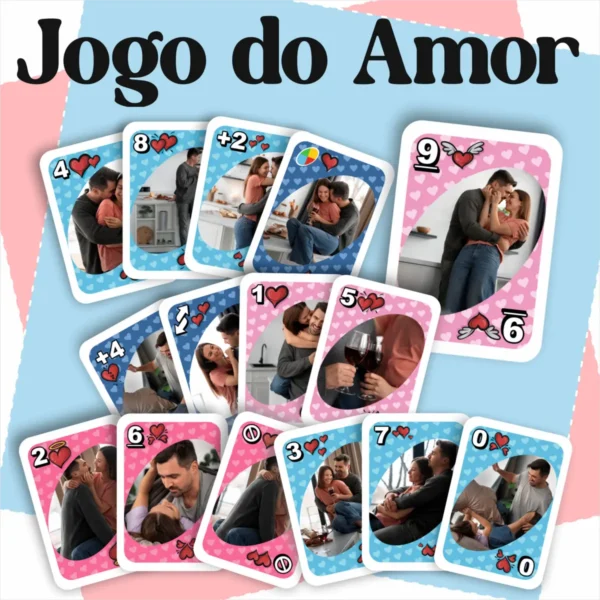 Crie Seu UNO do Amor - Kit Digital para o Dia dos Namorados